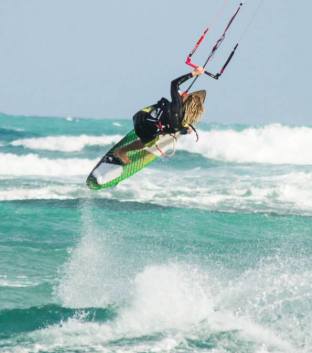 A Kite Surfer